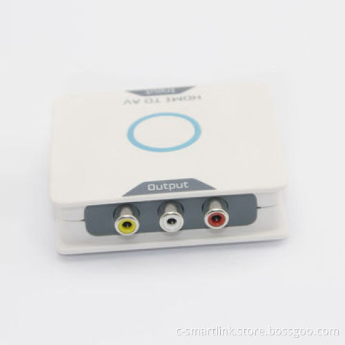 HDMI to AV Converter, Replacement with HDMI 1.3 and HDCP, 5V DC Power Supply